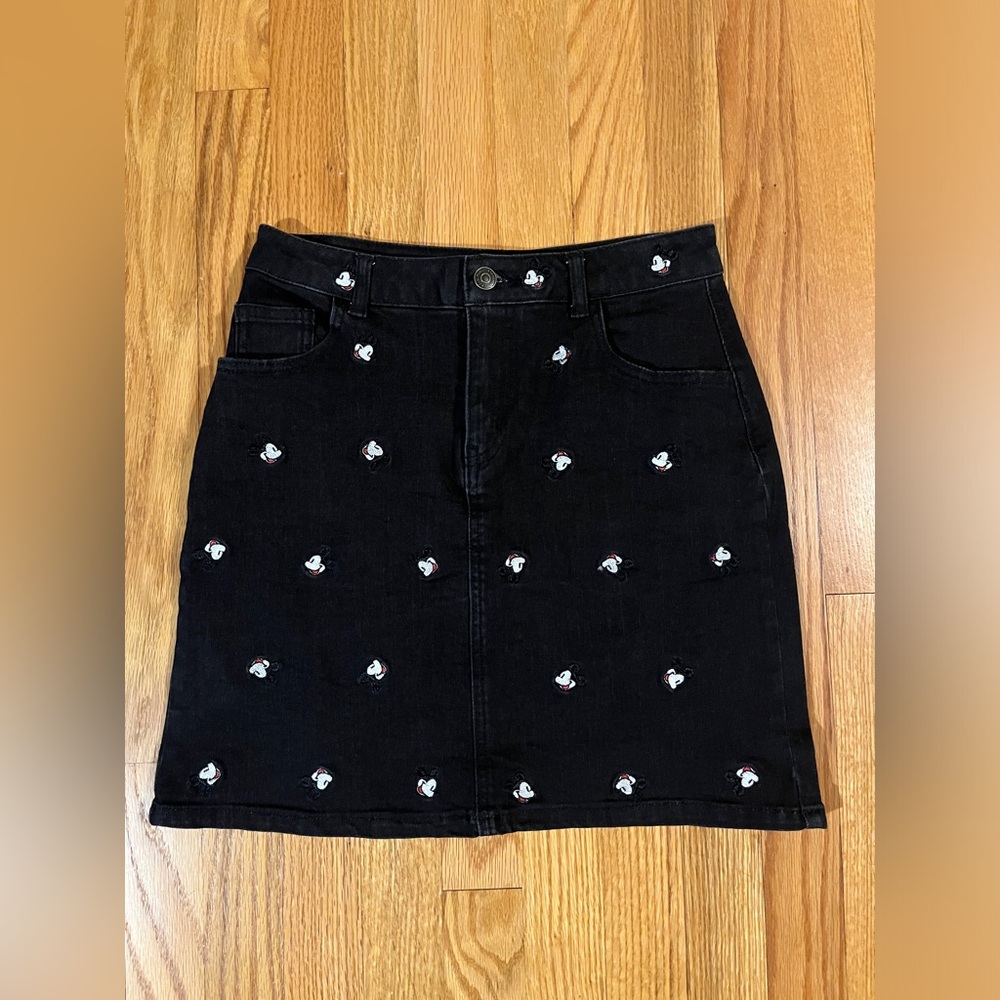 Cakeworthy Mickey Mouse Denim Skirt